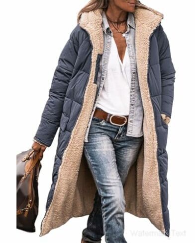 Miss | Jas Dames Omkeerbaar Teddy-Fleece Gewatteerd - Polyester - Miss Madera MIS-VM9KKG