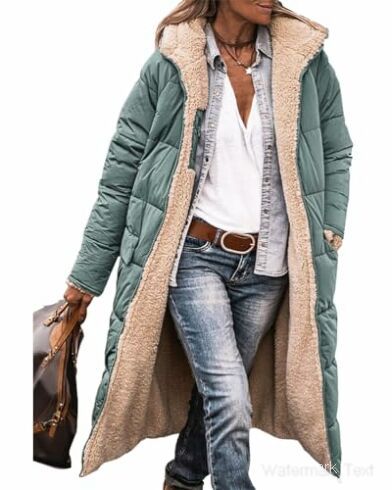 Miss | Jas Dames Omkeerbaar Teddy-Fleece Gewatteerd - Polyester - Miss Madera MIS-VM9KKG