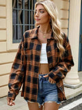Miss | Jas Dames Overshirt Geruit Losse Pasvorm Knoopsluiting - Miss Madera MIS-ON6689