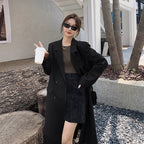 Miss | Jas Dames Oversize Trenchcoat Stijl Verlengde Snit - Miss Madera MIS-YUI0HK