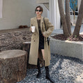 Miss | Jas Dames Oversize Trenchcoat Stijl Verlengde Snit - Miss Madera MIS-YUI0HK