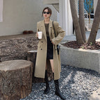 Miss | Jas Dames Oversize Trenchcoat Stijl Verlengde Snit - Miss Madera MIS-YUI0HK