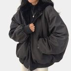 Miss | Jas Dames Oversized Lang Capuchon Éénknoop - Miss Madera MIS-PZMXD9