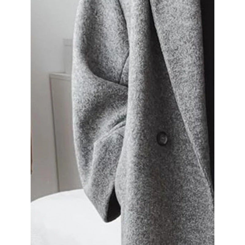 Miss | Jas Dames Oversized Revers Dubbele Knopenrij - Wol - Miss Madera MIS-UC1DIE