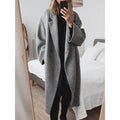 Miss | Jas Dames Oversized Revers Dubbele Knopenrij - Wol - Miss Madera MIS-G07SPG