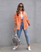 Miss | Jas Dames Spijkerjas Casual Veelzijdig - Denim - Miss Madera MIS-J93X57