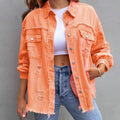 Miss | Jas Dames Spijkerjas Casual Veelzijdig - Denim - Miss Madera MIS-J93X57