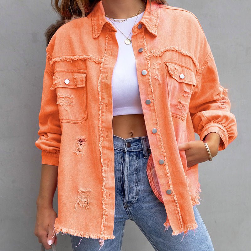 Miss | Jas Dames Spijkerjas Casual Veelzijdig - Denim - Miss Madera MIS-J93X57