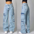 Miss | Jeans Dames Baggy - Denim - Miss Madera MIS-8A7F4A