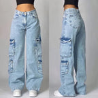 Miss | Jeans Dames Baggy - Denim - Miss Madera MIS-8A7F4A