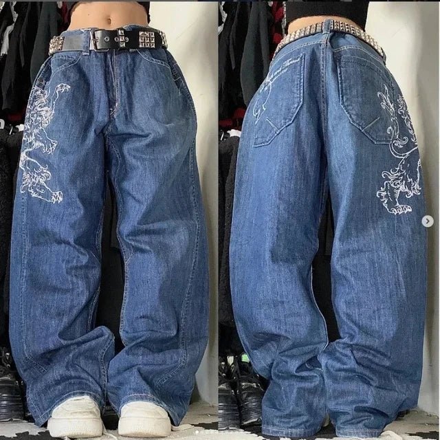 Miss | Jeans Dames Baggy - Denim - Miss Madera MIS-A0A403