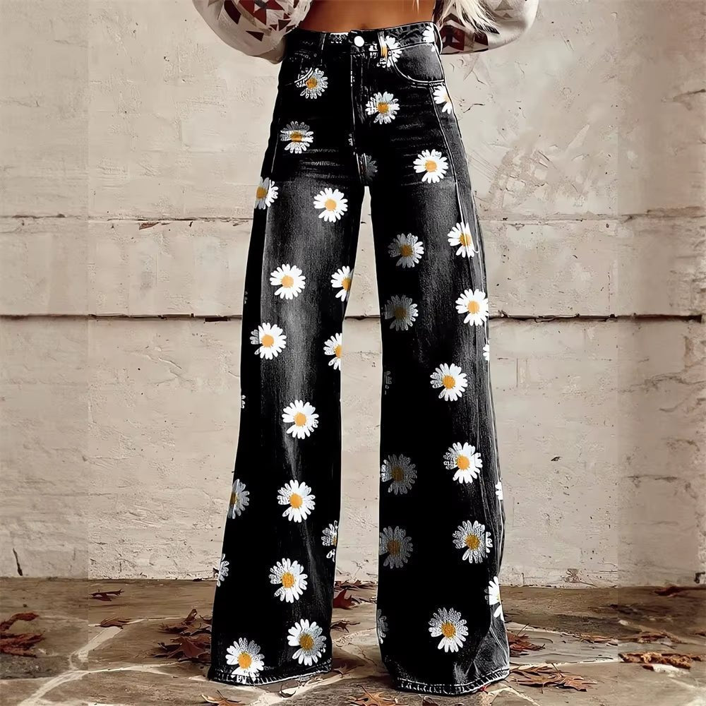 Miss | Jeans Dames Casual High Waist - Katoen - Miss Madera
