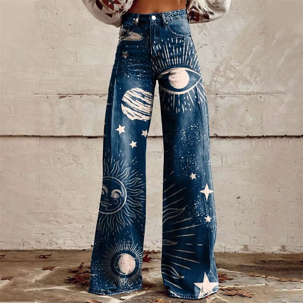 Miss | Jeans Dames Casual High Waist - Katoen - Miss Madera