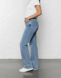 Miss | Jeans Dames Casual Straight - 100% denim - Miss Madera