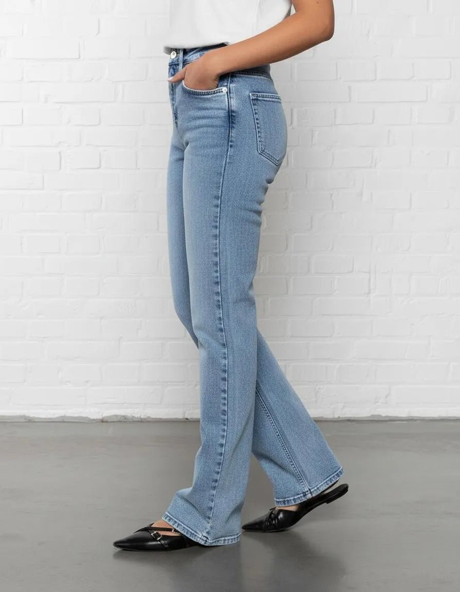 Miss | Jeans Dames Casual Straight - 100% denim - Miss Madera