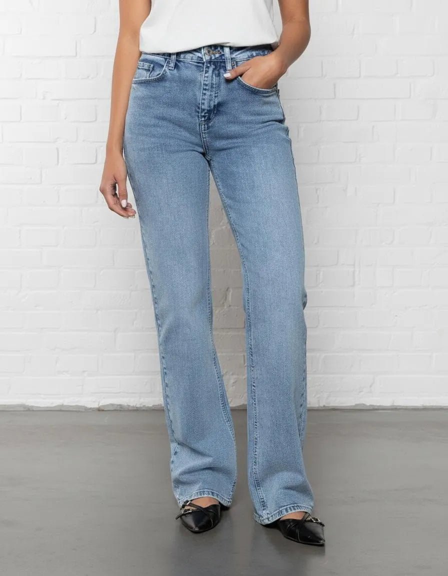 Miss | Jeans Dames Casual Straight - 100% denim - Miss Madera