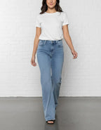 Miss | Jeans Dames Casual Straight - 100% denim - Miss Madera