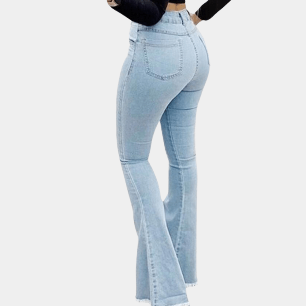 Miss | Jeans Dames Flared Fit - Stretch Denim - Miss Madera MIS-5E050C