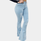 Miss | Jeans Dames Flared Fit - Stretch Denim - Miss Madera MIS-5E050C