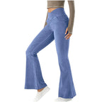 Miss | Jeans Dames Flared High Waist - Denim - Miss Madera MIS-UXIMY9