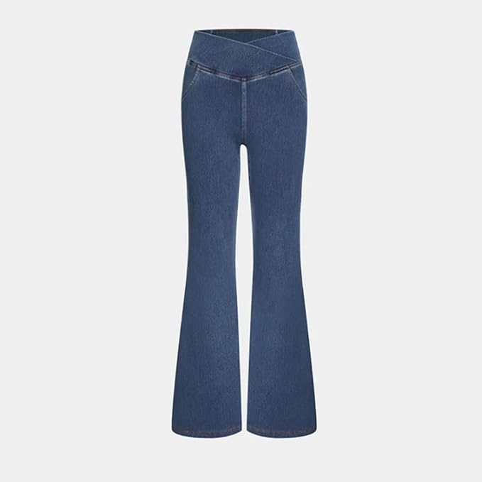 Miss | Jeans Dames Flared High Waist - Denim - Miss Madera MIS-9D0XNK