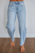Miss | Jeans Dames High Rise Barrel Leg - Denim - Miss Madera MIS-3GGQX0