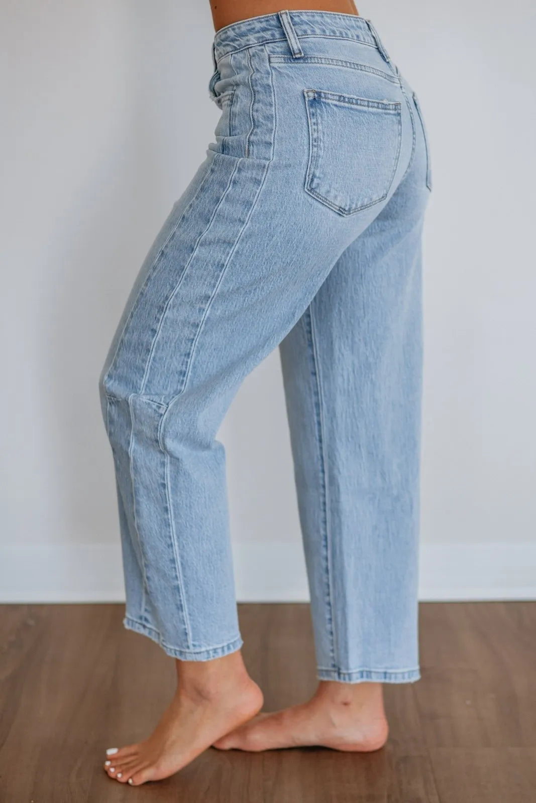 Miss | Jeans Dames High Rise Barrel Leg - Denim - Miss Madera MIS-3GGQX0