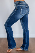 Miss | Jeans Dames High Rise Bootcut - Denim - Miss Madera MIS-7P4YBV