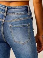 Miss | Jeans Dames High-Waist Flare - Denim - Miss Madera MIS-XCDLP6