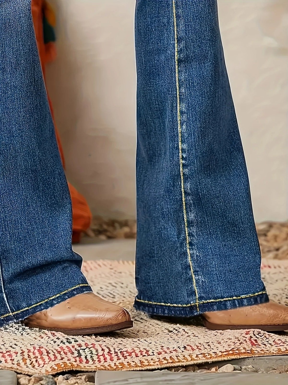 Miss | Jeans Dames High-Waist Flare - Denim - Miss Madera MIS-XCDLP6