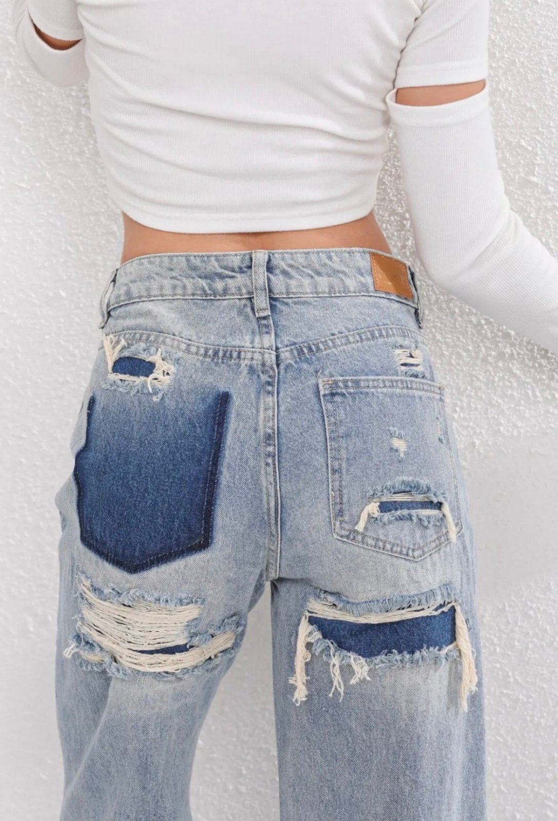 Miss | Jeans Dames Vintage High Waist Relaxed Fit - Denim - Miss Madera MIS-LL1XOE