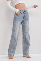 Miss | Jeans Dames Vintage High Waist Relaxed Fit - Denim - Miss Madera MIS-LL1XOE