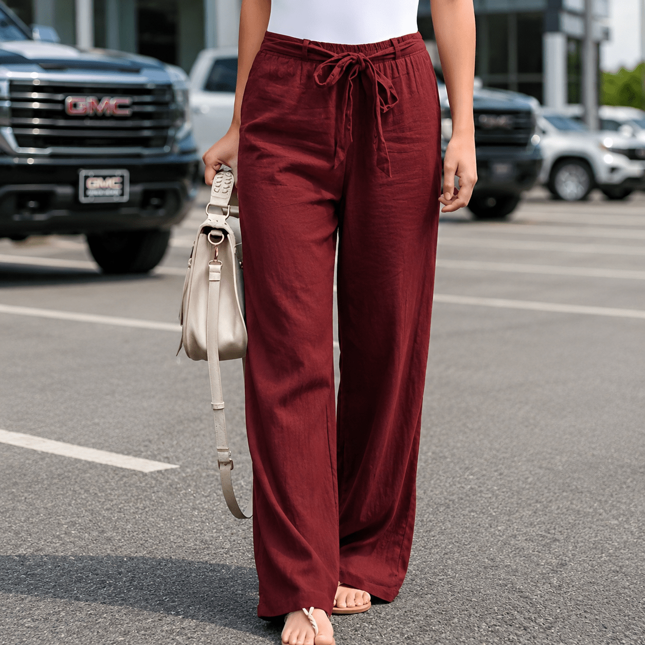 Miss | Jeans Dames Wide Leg Relaxed - Denim - Miss Madera MIS-HTFCPA