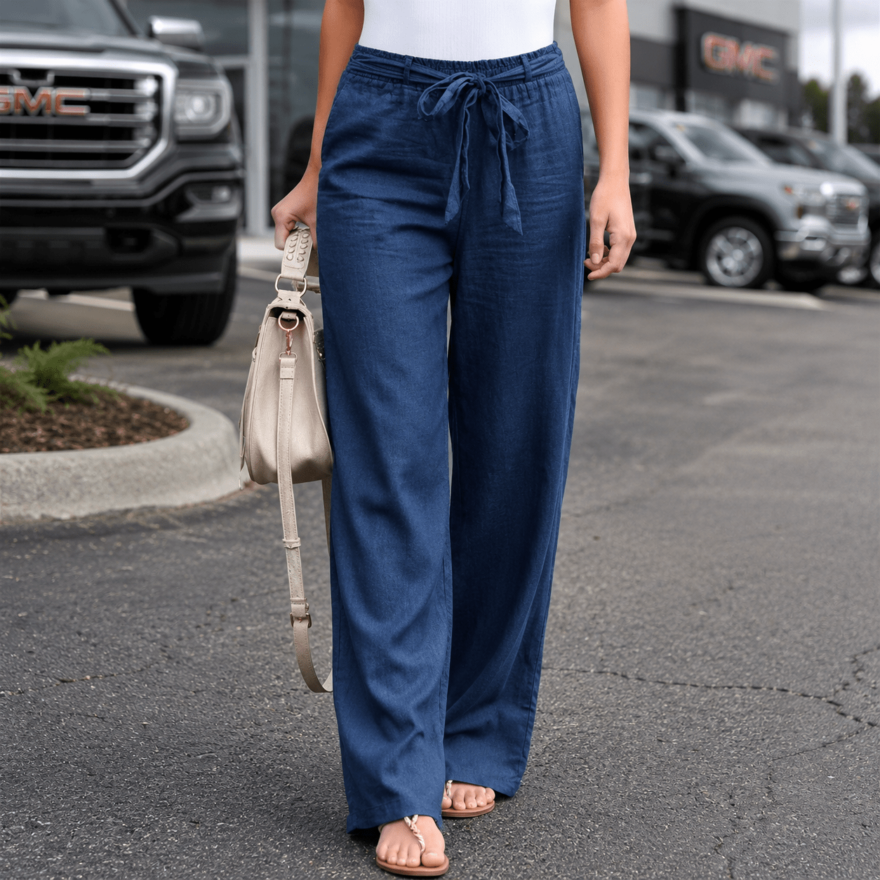 Miss | Jeans Dames Wide Leg Relaxed - Denim - Miss Madera MIS-XMY1XU