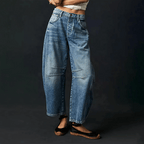Miss | Jeans Dames Wijde Pasvorm Casual - Denim - Miss Madera MIS-P9FWN1
