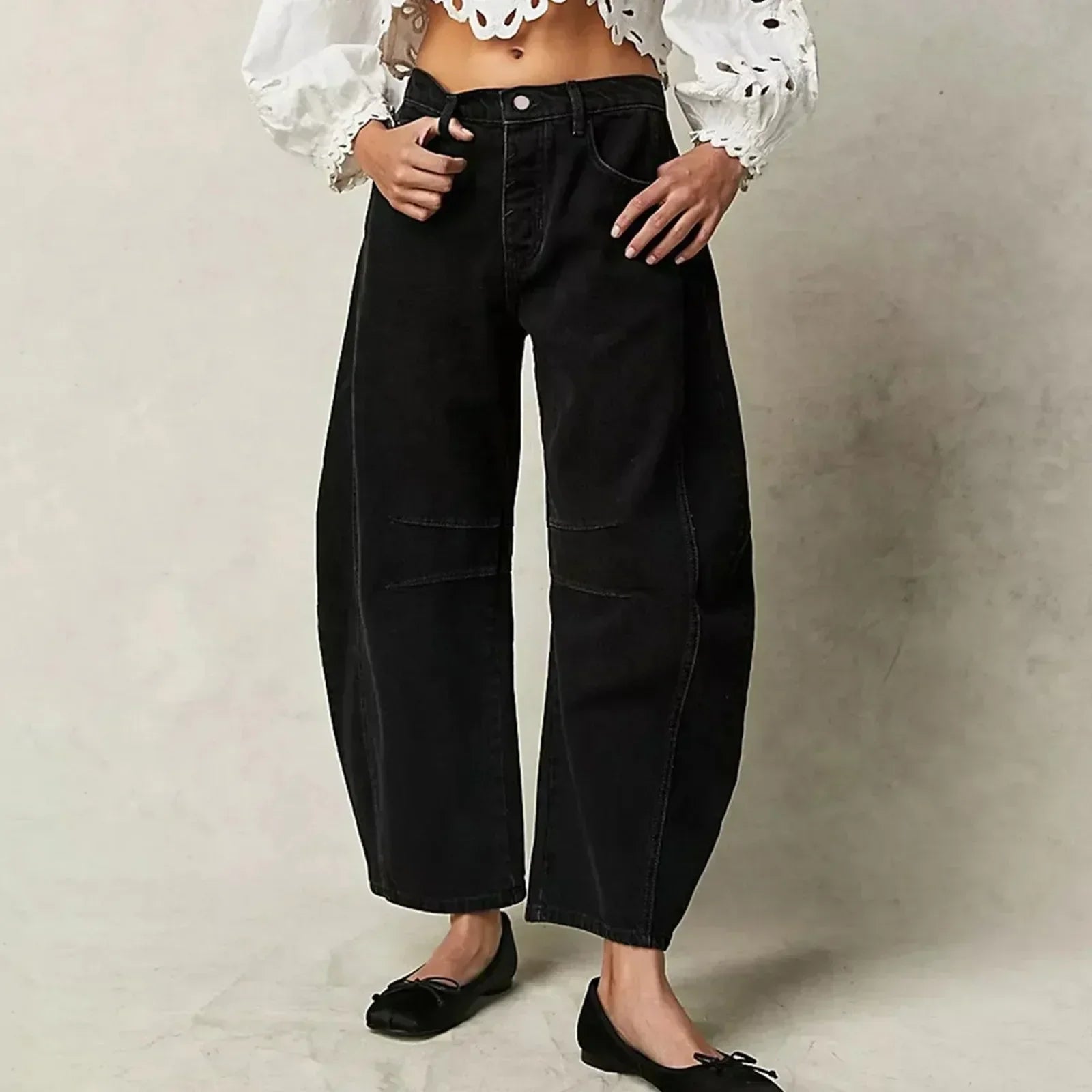 Miss | Jeans Dames Wijde Pasvorm Casual - Denim - Miss Madera MIS-RTKSRG