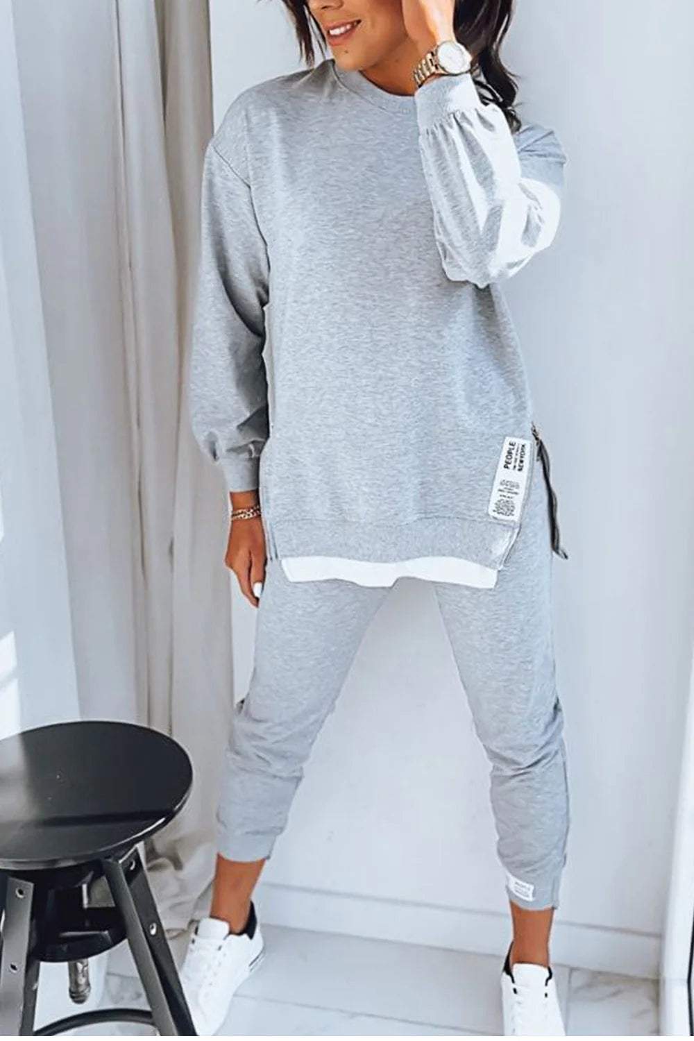 Miss | Jogger set Dames Casual Fit - Polyester - Miss Madera MIS-LFG74F