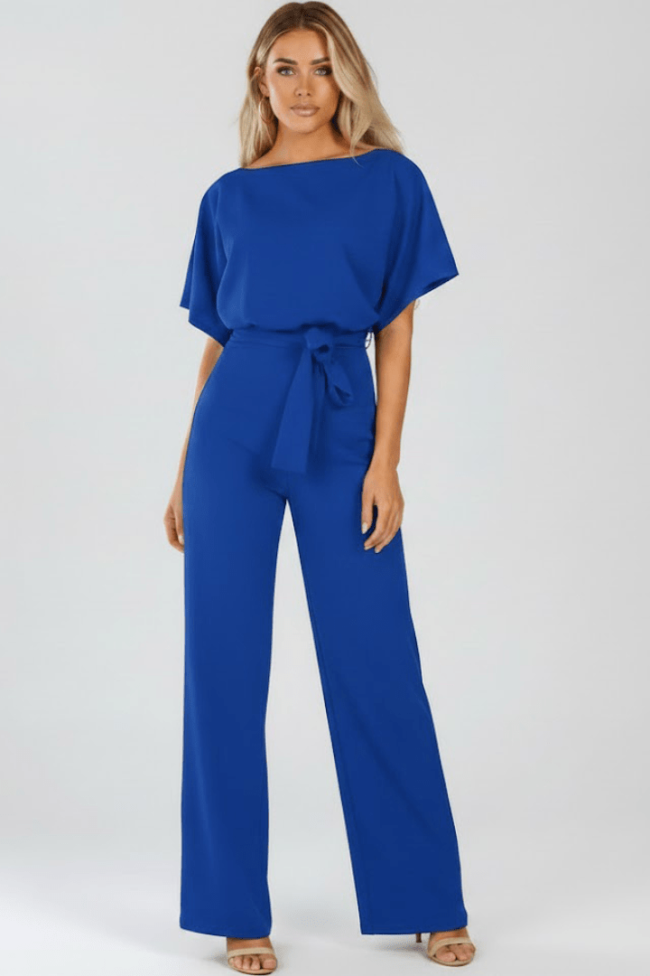 Miss | Jumpsuit Dames Casual Met Riem - Polyester - Miss Madera MIS-7A5743