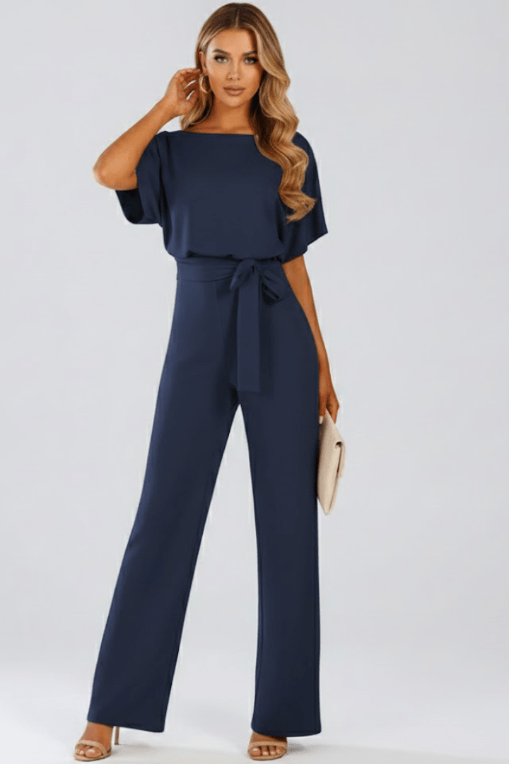 Miss | Jumpsuit Dames Casual Met Riem - Polyester - Miss Madera MIS-FB456F