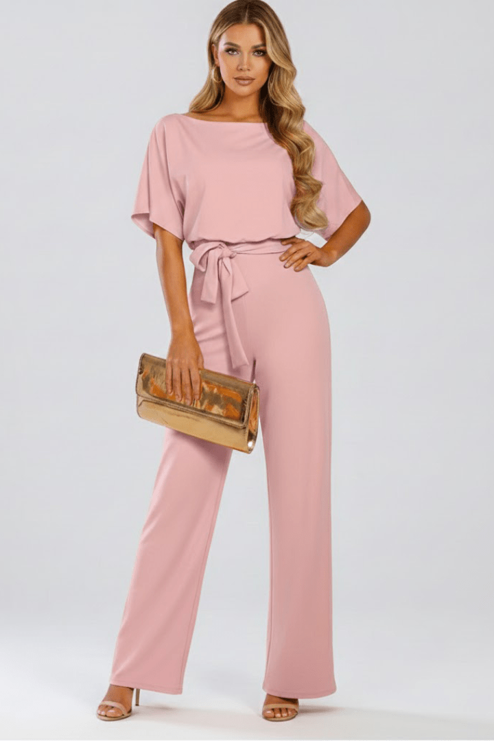 Miss | Jumpsuit Dames Casual Met Riem - Polyester - Miss Madera MIS-C15BB5