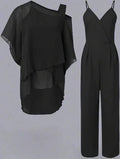 Miss | Jumpsuit Dames Casual Modern - Lichtgewicht chiffon - Miss Madera