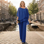 Miss | Jumpsuit Dames Casual Modern - Lichtgewicht chiffon - Miss Madera