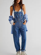 Miss | Jumpsuit Dames Casual Tuinbroek - Denim - Miss Madera MIS-JT8C7W