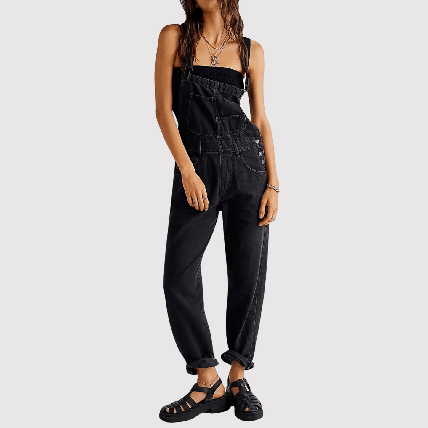 Miss | Jumpsuit Dames Casual Tuinbroek - Denim - Miss Madera MIS-5UI0SU
