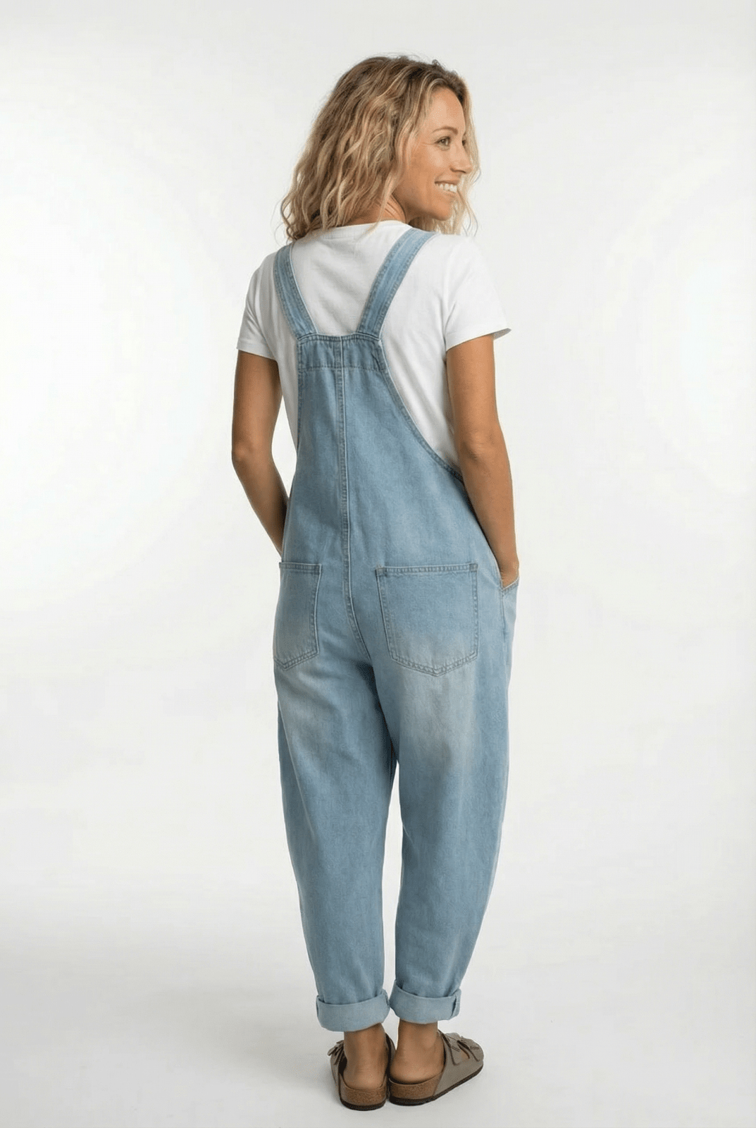 Miss | Jumpsuit Dames Denim Wijde Pasvorm - Denim - Miss Madera MIS-U6L8LL