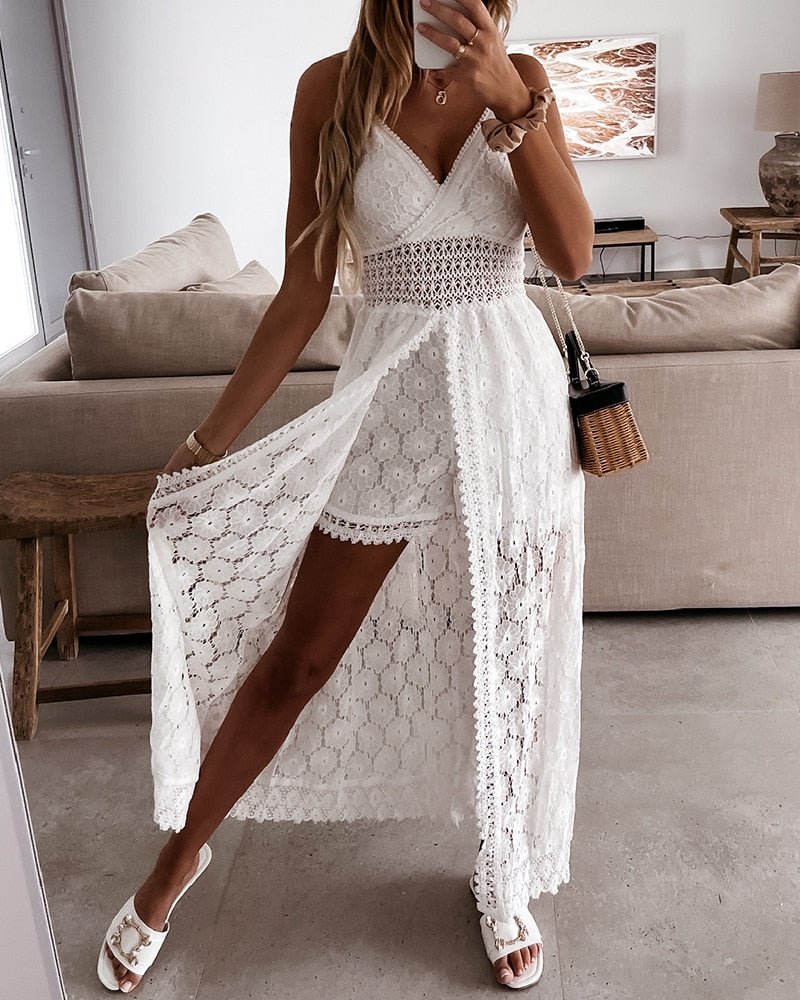 Miss | Jumpsuit Dames Elegant Kant - Polyester - Miss Madera MIS-5Z6BFT
