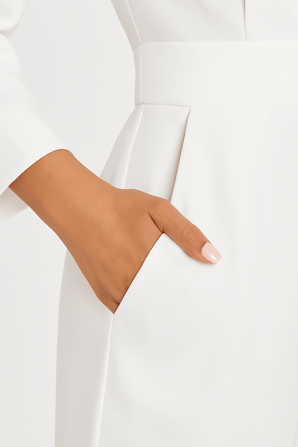 Miss | Jumpsuit Dames Getailleerd Lange Mouwen Blazerkraag - Polyester - Miss Madera MIS-Q66JIQ
