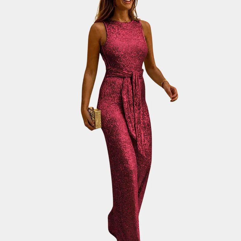 Miss | Jumpsuit Dames Glitter Avond - Polyester - Miss Madera MIS-13RSOX