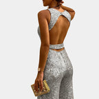 Miss | Jumpsuit Dames Glitter Avond - Polyester - Miss Madera MIS-D11TP3