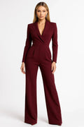Miss | Jumpsuit Dames Herfst Casual - Leer - Miss Madera